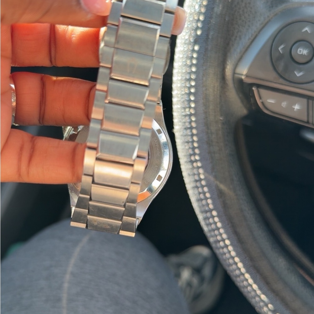 Bulova Two-Tone Skeleton Dial Watch - Picture 4 of 5